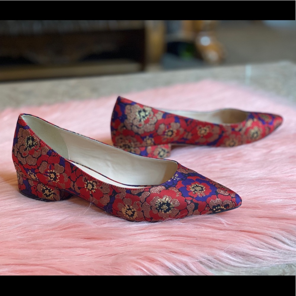 Cole Haan Vesta Skimmer Chrystie Floral Print 9.5